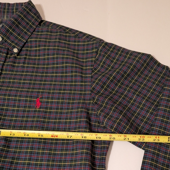 Ralph Lauren Men's Tartan Plaid Long Sleeve Shirt Small - Picture 14 of 16